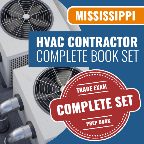 Mississippi HVAC Contractor Exam Book Package