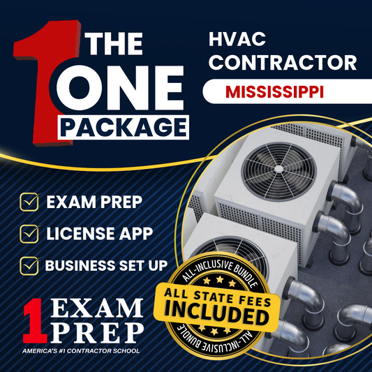 The 1 Package: All-Inclusive Mississippi HVAC Contractor Exam, Licensing & Business Setup Solution