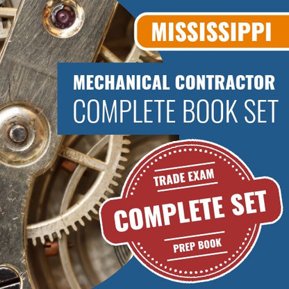 Mississippi Mechanical Contractor Exam Book Package