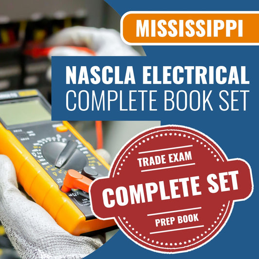 Mississippi NASCLA Accredited Trade Examination for Electrical Contractors Exam Book Package