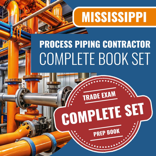 Mississippi Process Piping Contractor Exam Book Package