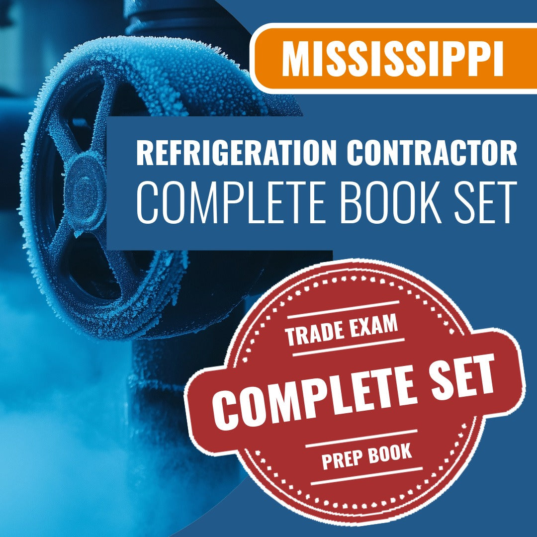 Mississippi Refrigeration Contractor Exam Book Package