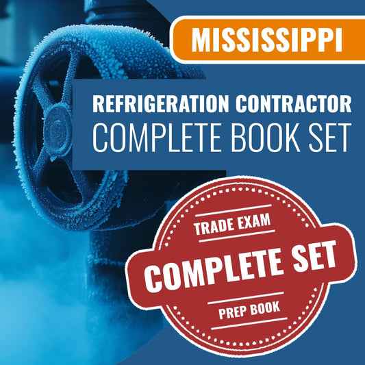 Mississippi Refrigeration Contractor Exam Book Package