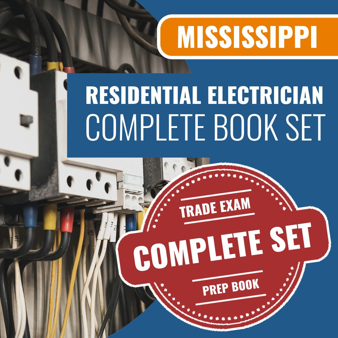 Mississippi Residential Electrician Contractor Exam Book Package