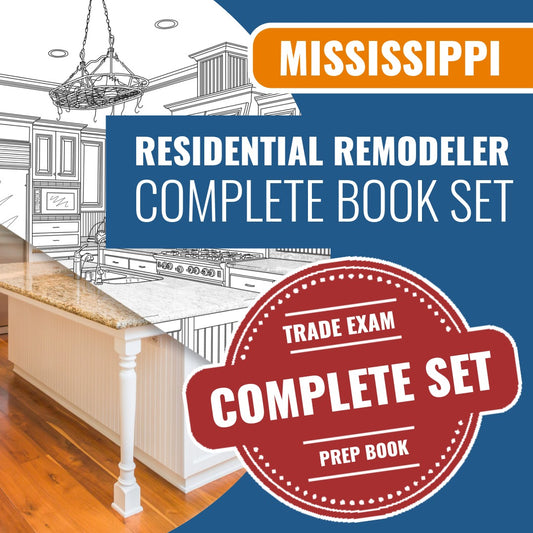 Mississippi Residential Remodeler Contractor Exam Book Package