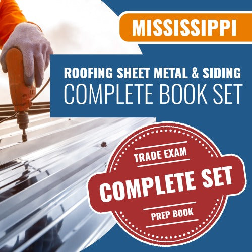 Mississippi Roofing Sheet Metal and Siding Contractor Exam Book Package