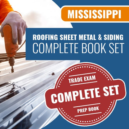 Mississippi Roofing Sheet Metal and Siding Contractor Exam Book Package