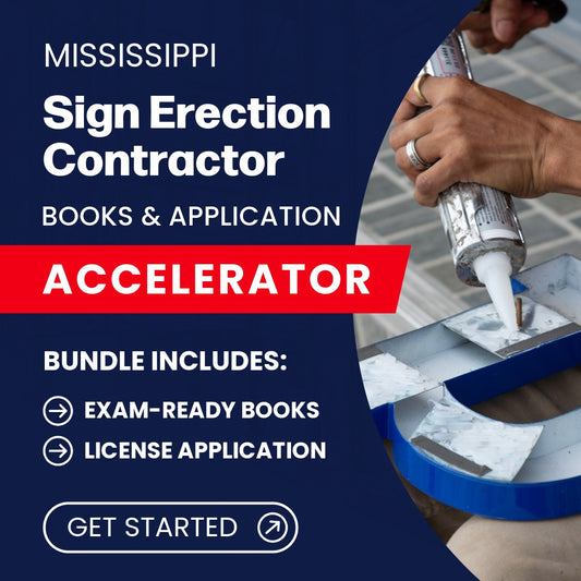 Mississippi Sign Erection Contractor Books & Application Accelerator
