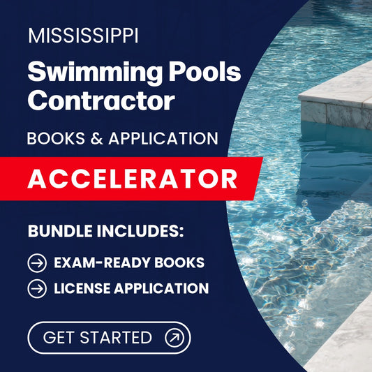 Mississippi Swimming Pools Contractor Books & Application Accelerator