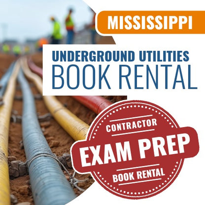 Mississippi Underground Utilities Contractor - Book Rental Package