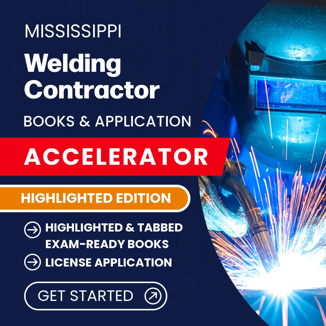 Mississippi Welding Contractor Exam Complete Books & Application Accelerator – Highlighted Edition