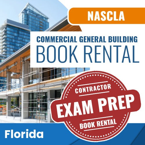 Florida NASCLA Commercial General Building Book Rental Contractor Exam Prep