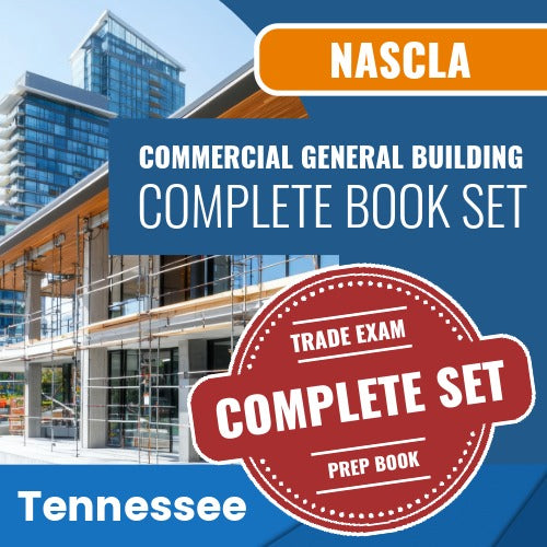 Examen NASCLA de Georgia para contratistas de edificios generales comerciales Juego completo de libros