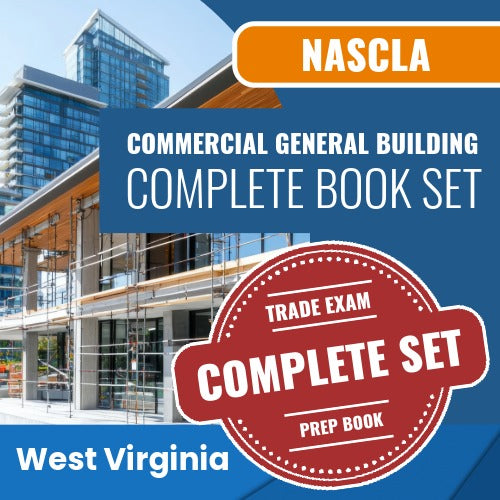Examen NASCLA de Georgia para contratistas de edificios generales comerciales Juego completo de libros