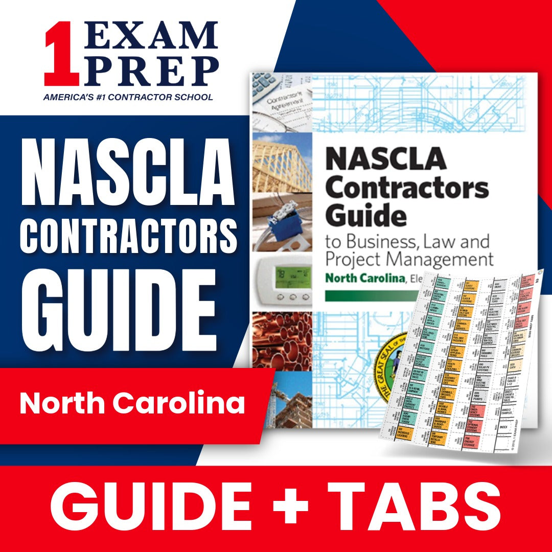 North Carolina Electrical NASCLA Contractor's Guide to Business, Law and Project Management, 14th Edition + Tabs Bundle