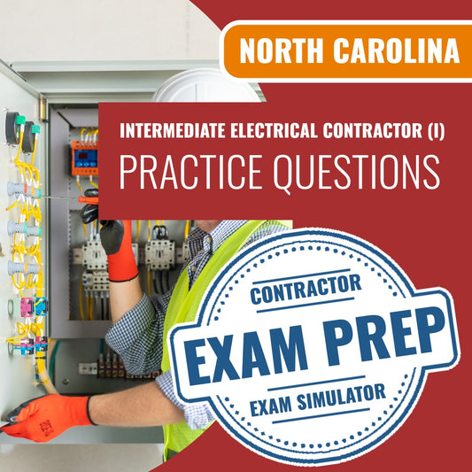 North Carolina Intermediate Electrical (I) Contractor Exam - Online Practice Questions