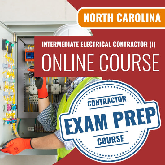 North Carolina Intermediate (I) Electrical Contractor - Online Exam Prep Course