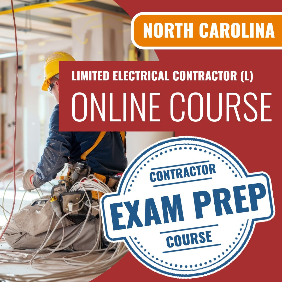 North Carolina Limited Electrical Contractor (L) - Online Exam Prep