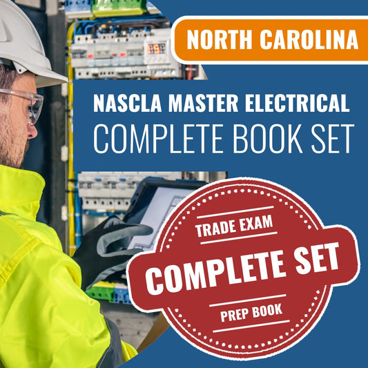 North Carolina NASCLA Master Electrical Contractor Exam Book Package