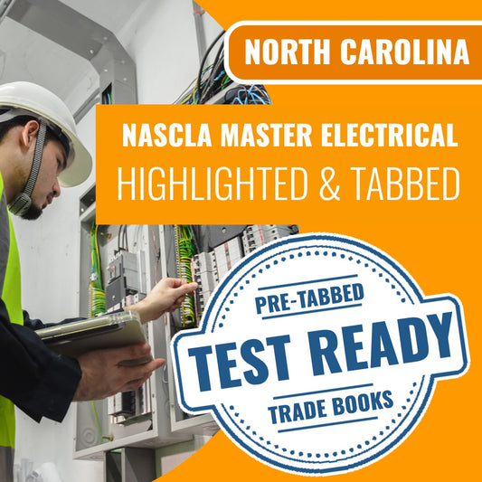 North Carolina NASCLA Residential Electrician - Highlighted and Tabbed Book Package