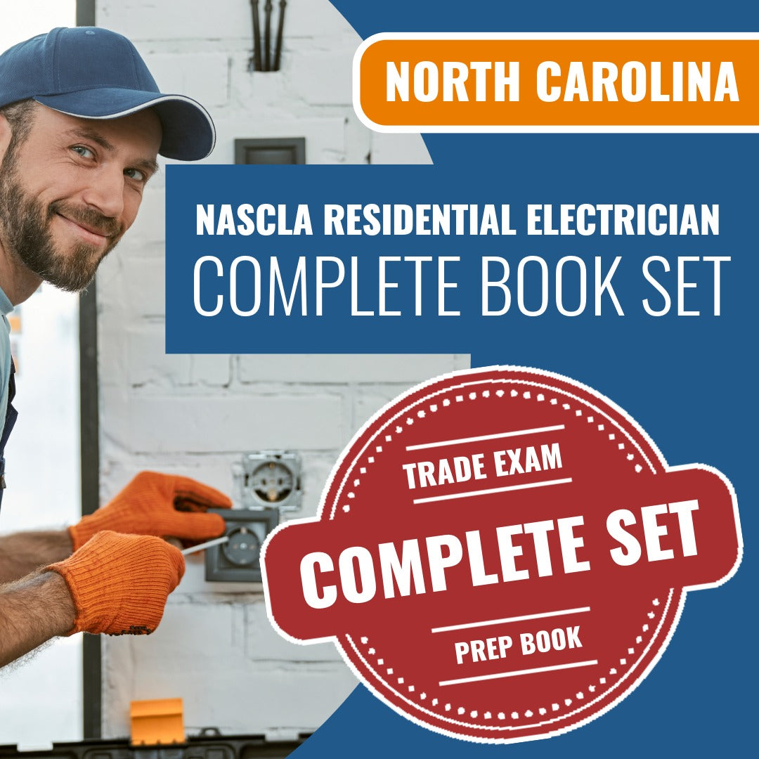 North Carolina NASCLA Residential Electrician Exam Book Package