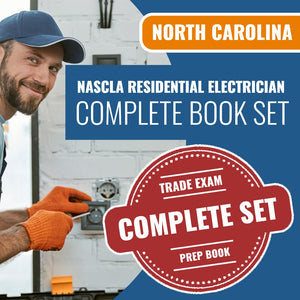 North Carolina NASCLA Residential Electrician Exam Book Package