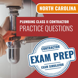 North Carolina Plumbing Class II Contractor Exam - Online Practice Questions