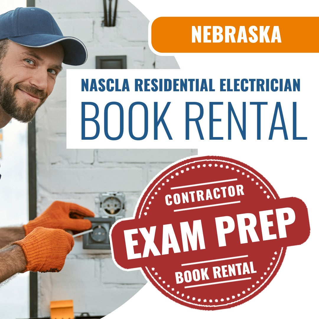 Nebraska NASCLA Residential Electrician - Books & Courses Rental Package