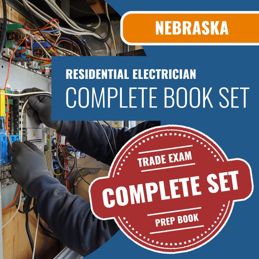 Nebraska NASCLA Residential Electrician Exam Book Package