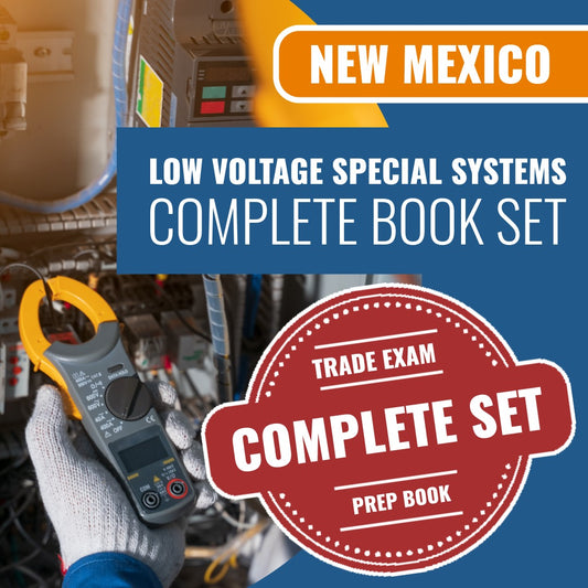 New Mexico Low Voltage Special Systems (under 50 Volts) Contractor ES-3 Exam Book Package