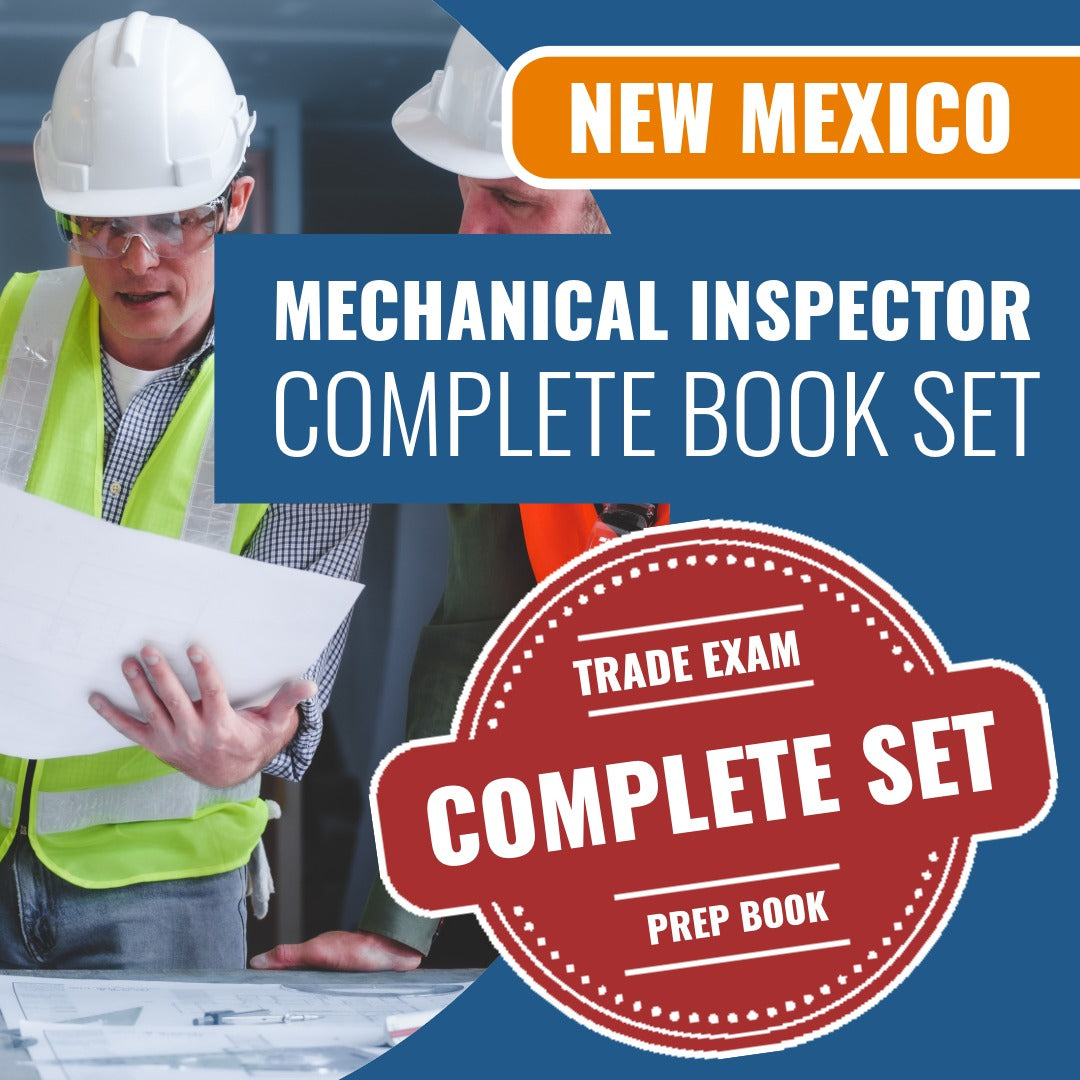 New Mexico Mechanical Inspector Contractor Exam Book Package