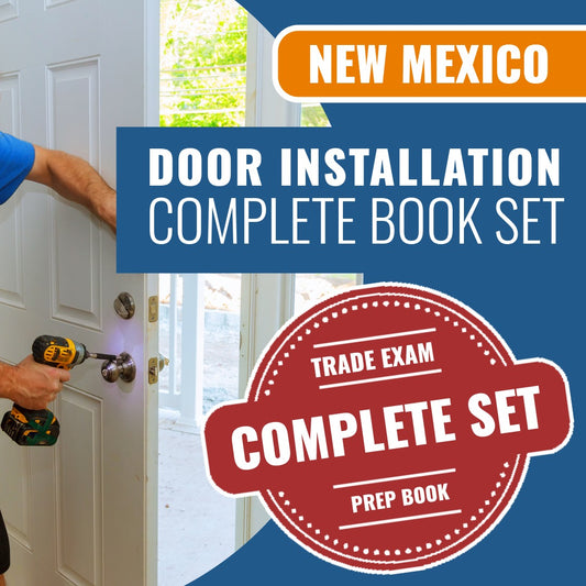 New Mexico Door Installation Contractor GS-6 Exam Book Package