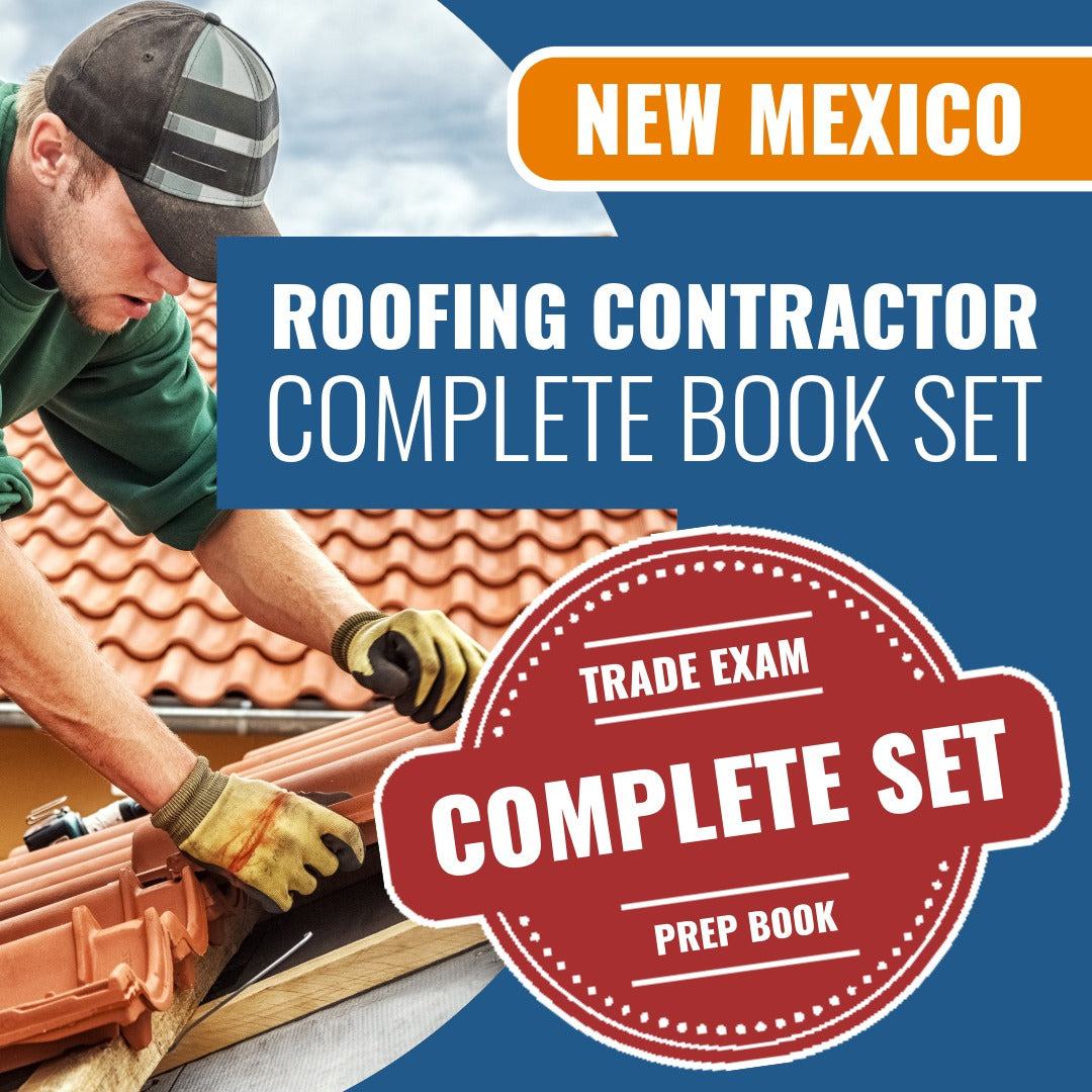New Mexico Roofing Contractor GS-21 contractor exam prep book package