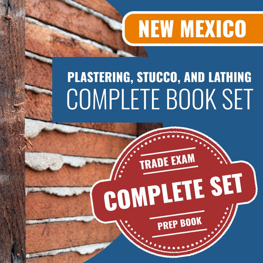 New Mexico Plastering, Stucco and Lathing Contractor GS-30 Exam Book Package