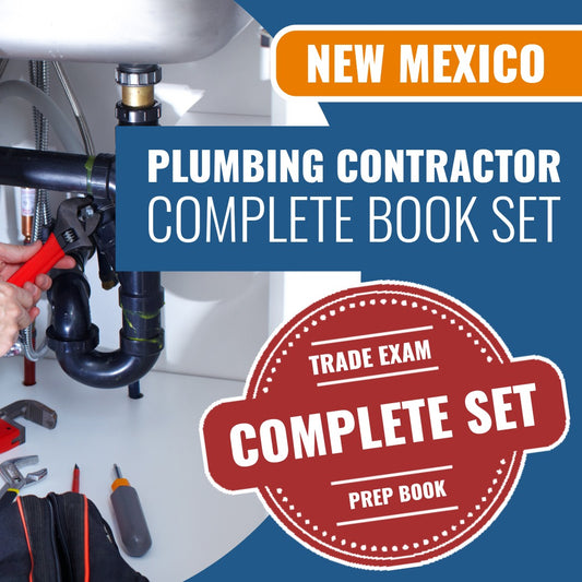 New Mexico Plumbing Contractor MM-1 Exam Book Package