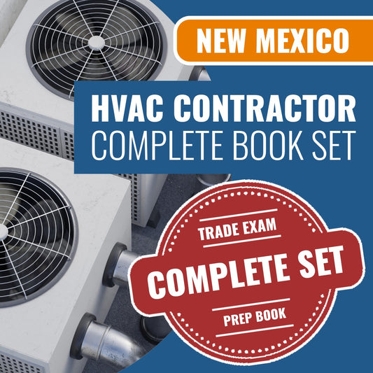 New Mexico Heat, Vent and Air Conditioning Contractor MM-3 Exam Book Package