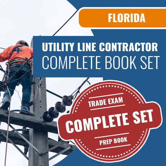 Florida Utility Line Contractor Exam Complete Book Set