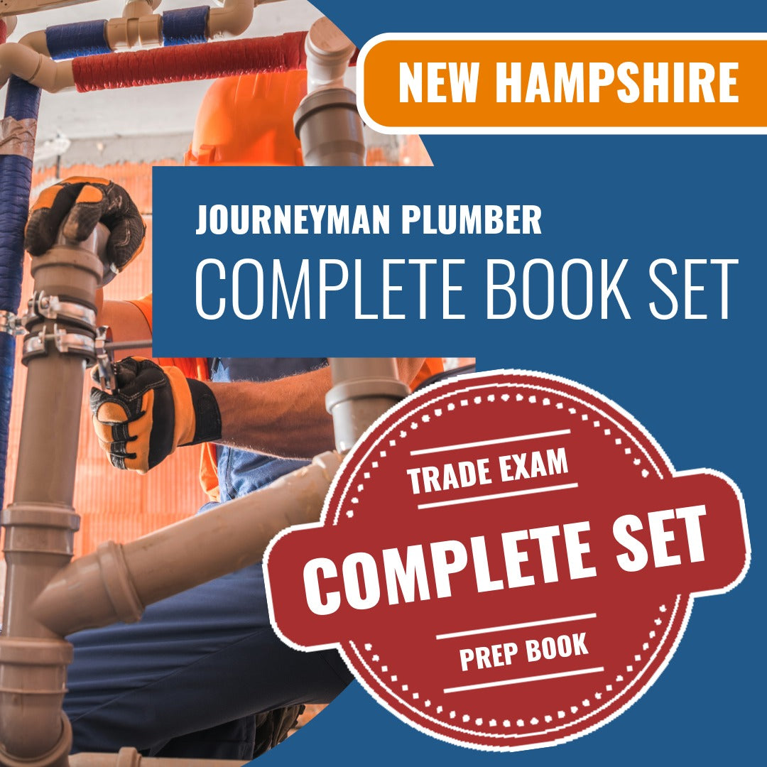 New Hampshire Journeyman Plumber Exam Book Package
