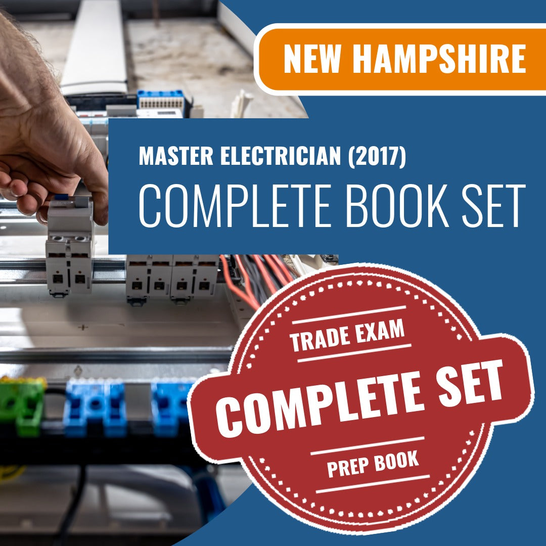 New Hampshire Master Electrician (2017) Exam Book Package