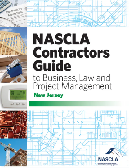 New Jersey NASCLA Contractors Guide to Business, Law and Project Management, NJ 2nd Edition - Highlighted & Tabbed