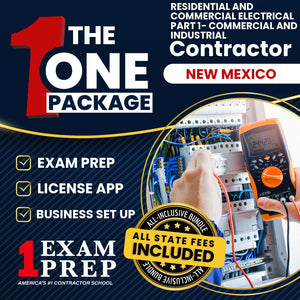 The 1 Package: All-Inclusive New Mexico Residential and Commercial Electrical Part 1 (Commercial and Industrial) EE-98 Contractor, Exam Licensing & Business Setup Solution