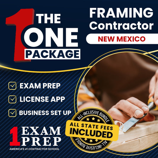 The 1 Package: All-Inclusive New Mexico Framing Contractor (GS-13) Exam, Licensing & Business Setup Solution