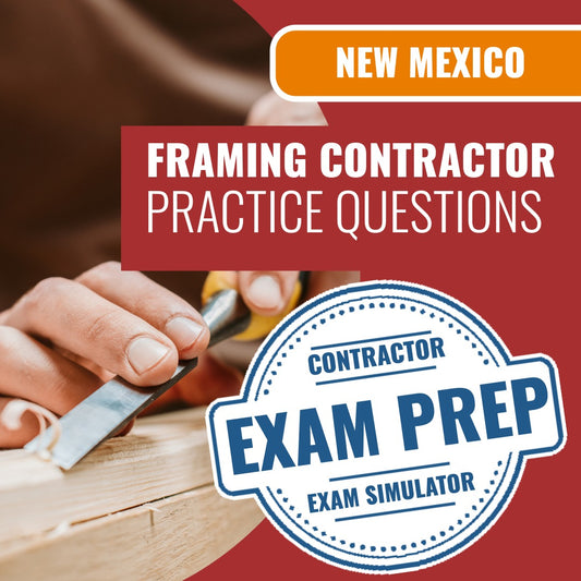 New Mexico Framing Contractor (GS-13) Exam - Online Practice Questions