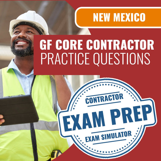 New Mexico Core Contractor GF Exam - Online Practice Questions