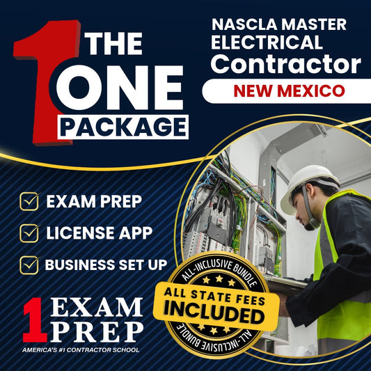The 1 Package: All-Inclusive New Mexico NASCLA Master Electrical Contractor Licensing & Business Setup