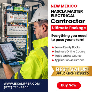 New Mexico NASCLA Master Electrical Contractor Ultimate Exam Prep Rental Package