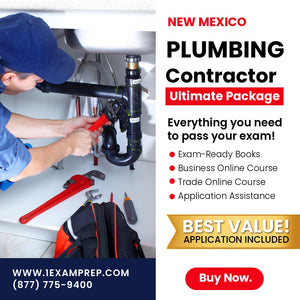 New Mexico Plumbing Contractor MM-1 Ultimate Exam Prep Rental Package