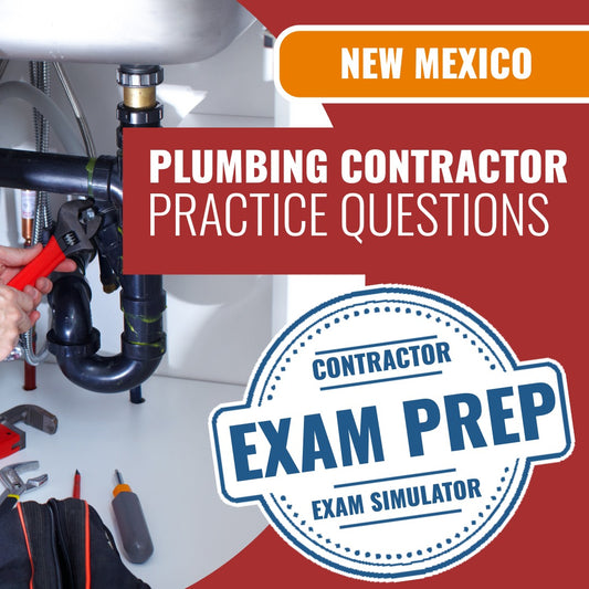 New Mexico Plumbing Contractor (MM-1) Exam - Online Practice Questions