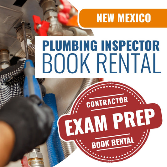 New Mexico Plumbing Inspector - Books & Courses Rental Package