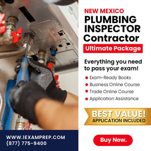 New Mexico Plumbing Inspector Ultimate Exam Prep Rental Package